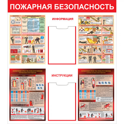 Стенд "Пожарная безопасность СТ030"