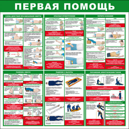 Стенд "Первая помощь СТ189"